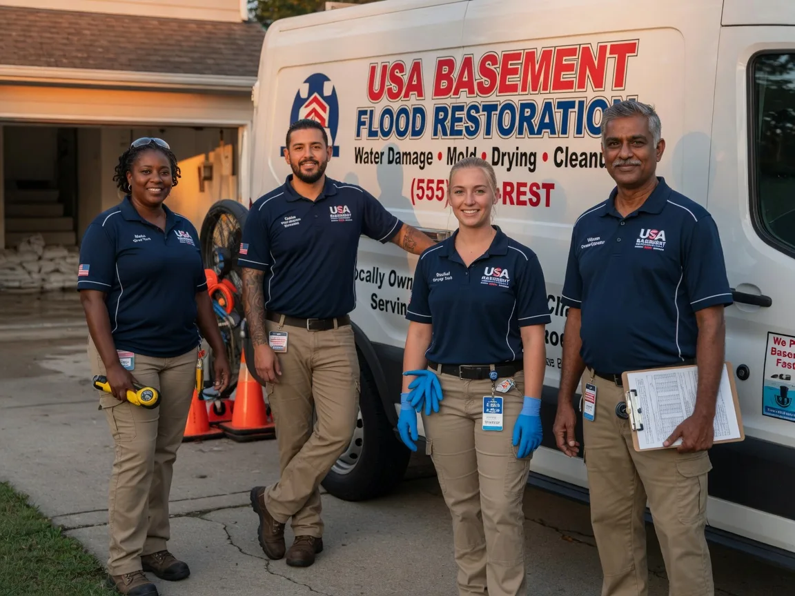 Basement Flood Cleanup company in Ama, LA